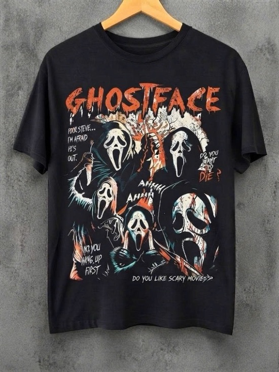 Gildan Other - Ghostface Graphic Tee - Black